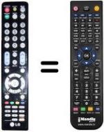 Télécommande équivalente MKJ61641702
