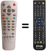 Télécommande équivalente REMCON641