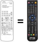 Télécommande équivalente REMCON1012