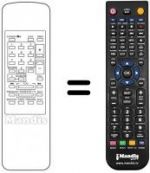 Télécommande équivalente REMCON545