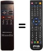 Télécommande équivalente REMCON429