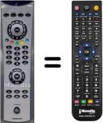 Télécommande équivalente Medion MD34598