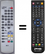Télécommande équivalente Metz ARTOS MFPIP82TE97-100HT