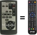 Télécommande équivalente Panasonic TX-P42C10E