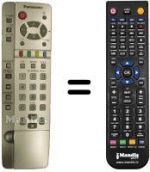 Télécommande équivalente Panasonic TH-42PA20