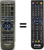 Télécommande équivalente Panasonic N2QAKB000028