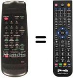 Télécommande équivalente Funai 17A-211