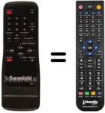 Télécommande équivalente Funai 21A-210