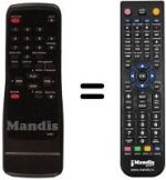 Télécommande équivalente Funai 19A-214
