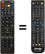 Télécommande équivalente ND32N2800T SAT