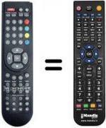 Télécommande équivalente REMCON427