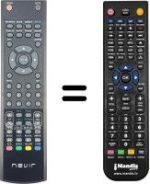 Télécommande équivalente Nevir NVR7023-TTG-16