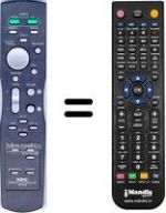 Télécommande équivalente Nec 42VP4
