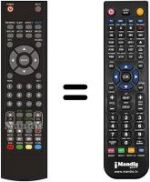 Télécommande équivalente Nevir NVR7085 TTG32