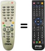Télécommande équivalente REMCON1285