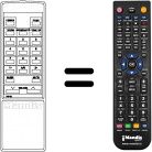 Télécommande équivalente Orion EUR53716