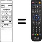 Télécommande équivalente RC92
