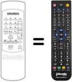 Télécommande équivalente REMCON1190