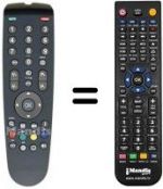 Télécommande équivalente REMCON329