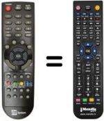 Télécommande équivalente REMCON244