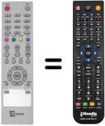 Télécommande équivalente REMCON555