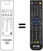 Télécommande équivalente REMCON611