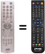Télécommande équivalente JVC PD42B50BU