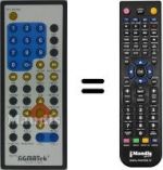 Télécommande équivalente Sigmatek PDX1200