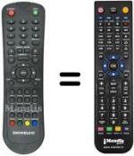 Télécommande équivalente Maxell PDP-M3201