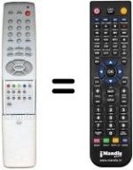 Télécommande équivalente REMCON1051