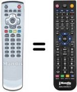 Télécommande équivalente REMCON873