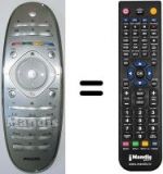 Télécommande équivalente Philips 37PFL9606H / 12