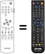 Télécommande équivalente REMCON171