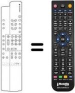 Télécommande équivalente Blaupunkt REMCON067