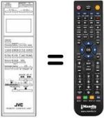 Télécommande équivalente JVC PQ10543AE-24