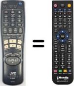 Télécommande équivalente JVC PQ21953U