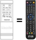 Télécommande équivalente Thorn FV20B