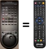 Télécommande équivalente Panasonic VEQ1014