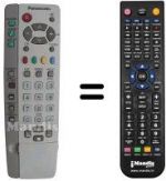 Télécommande équivalente Panasonic EUR511268