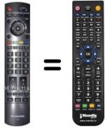 Télécommande équivalente Panasonic N2QAYB000181