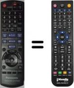 Télécommande équivalente N2QAYB000361
