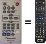 Télécommande équivalente Panasonic PT-VX400 ( PROJECTOR )