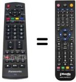 Télécommande équivalente N2QAYB000223