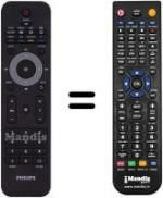 Télécommande équivalente Philips 221 TE2L
