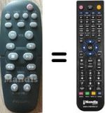 Télécommande équivalente Philips MCM390
