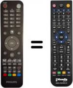 Télécommande équivalente Philips DTR3030M
