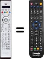 Télécommande équivalente Philips 42PF5520D / 10