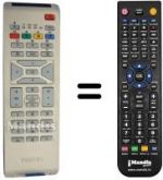 Télécommande équivalente Philips 32PF3302 / 10