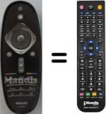 Télécommande équivalente Philips 32PFL6505H / 12