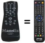 Télécommande équivalente Philips VR400-58